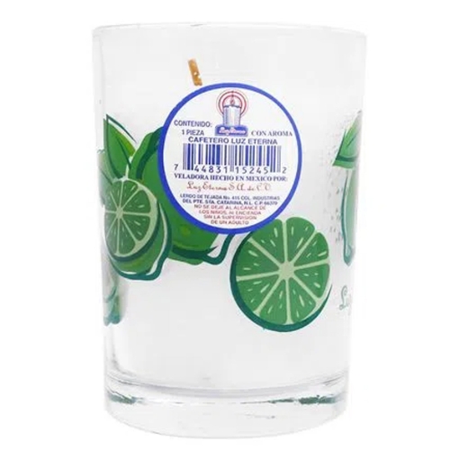 Imagen de Veladora Luz Eterna Cafetero Decorado 1 PZS