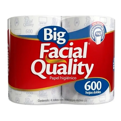 Imagen de Higienico Big Facial Quality 600Hd 4 PZS