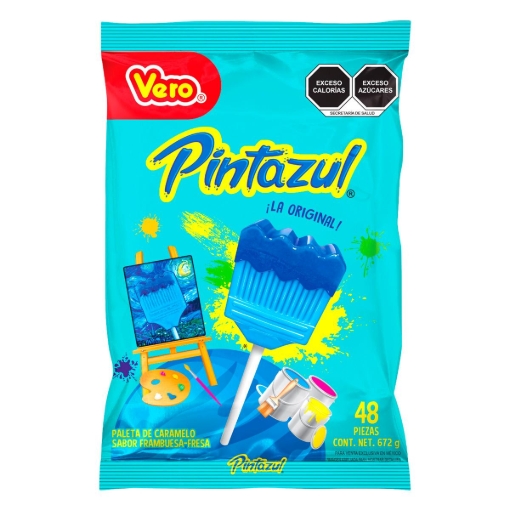 Imagen de Paleta Vero Pinta Azul 48 PZS