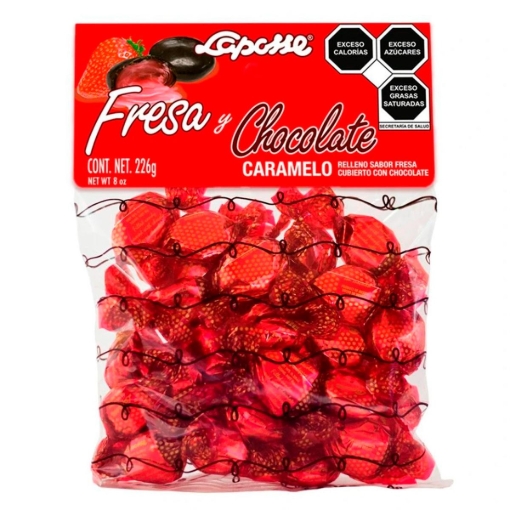 Imagen de Caramelo Laposse Fresa/Leche 350 GRS