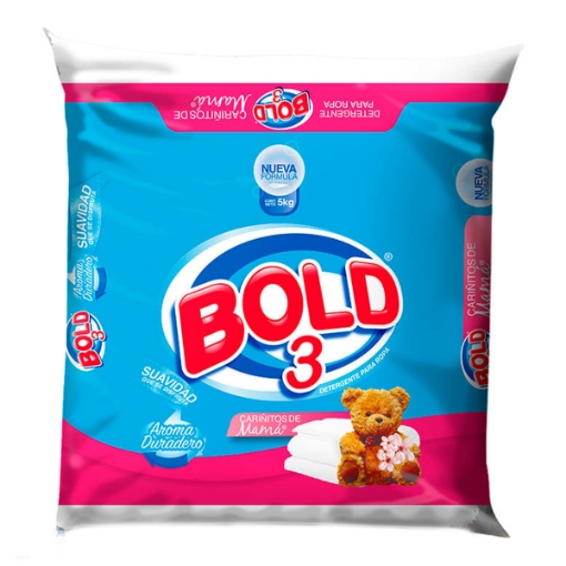 Imagen de Detergente En Polvo Bold 3 Cariñitos De Mamá 5 KGS