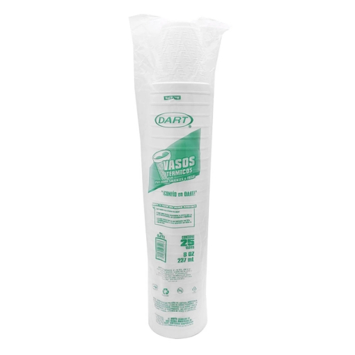 Imagen de Vaso Dart Termico 8 Grabado 25 PZS