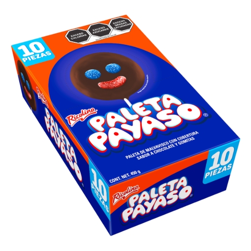 Imagen de Exhibidor Paleta Ricolino Payaso 10 PZS