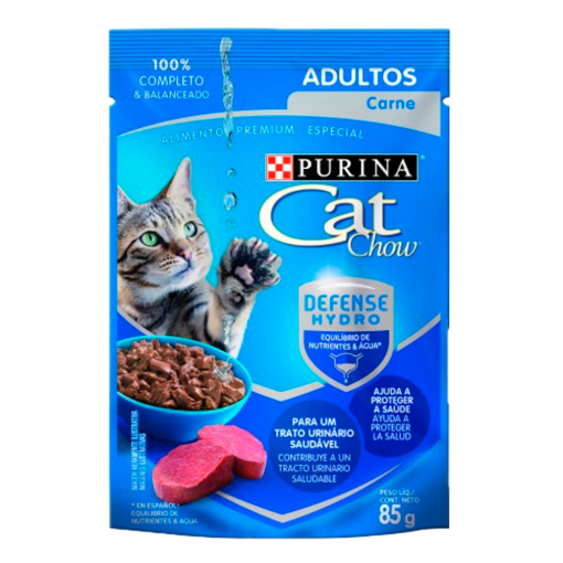 Imagen de CAT CHOW ADULTO CARNE  85 GRS