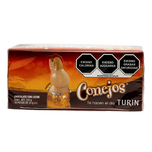 Imagen de Exhibidor Choco Turin Conejo 20 GRS