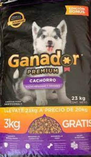 Imagen de Ganador Premium Cachorro+3Kg 20 KGS