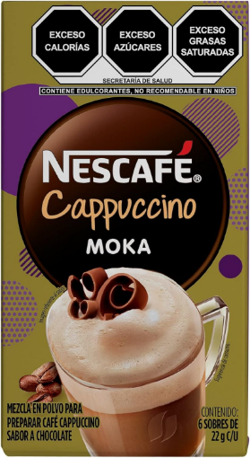 Imagen de Exhibidor Café Nescafe Cappuccino Moka  22 GRS