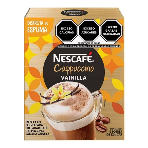 Imagen de Exhibidor Café Nescafe Cappuccino Original 20 GRS