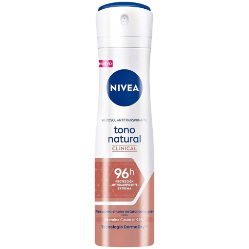 Imagen de Desodorante Nivea Tono Natural Clinico En Aerosol  150 MLL