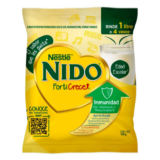 Imagen de Leche Nestle Nido Forti Bolsa  120 GRS