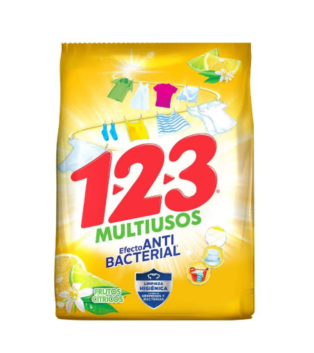 Imagen de Detergente 123 Antibacterial  800 GRS