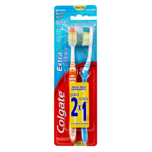 Imagen de Cepillo Dental Colgate Extra Clean 2 PZS