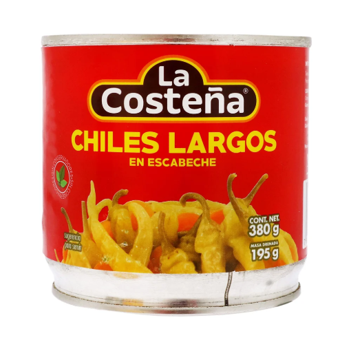 Imagen de Chiles Largos En Escabeche La Costeña  380 GRS