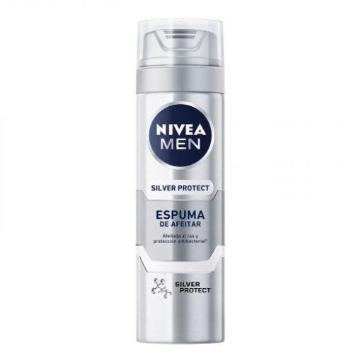 Imagen de Espuma Para Afeitar Nivea Silver  200 MLL