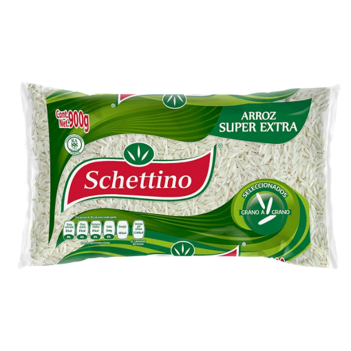 Imagen de Arroz Schettino Super Extra 900 GRS