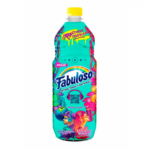 Imagen de Limpiador Líquido Multiusos Fabuloso  Antibacterial Y Antiviral  828 MLL