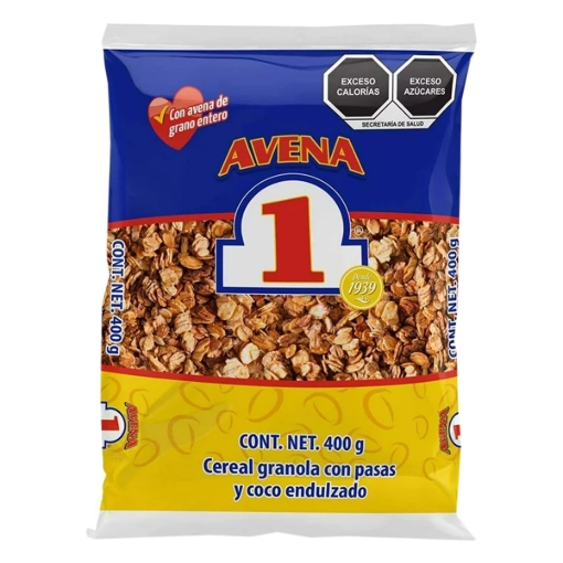 Imagen de Granola Con Pasas Y Coco 400 GRS