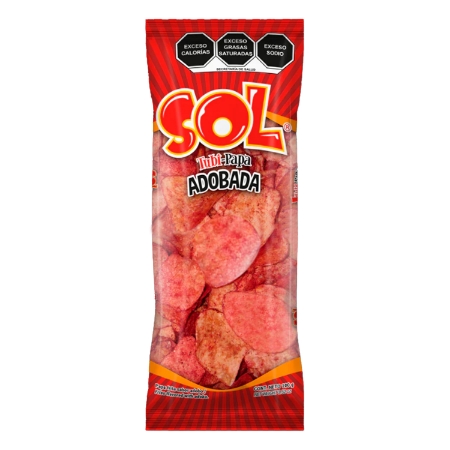 Imagen de Botana Sol Papas Adobadas  100 GRS