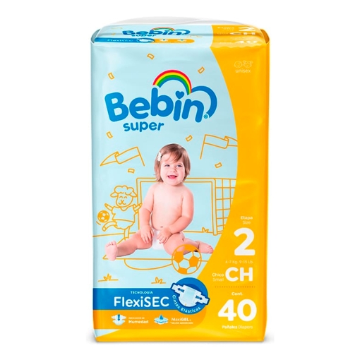 Imagen de Pañal Bebin Super Ch 40 PZS
