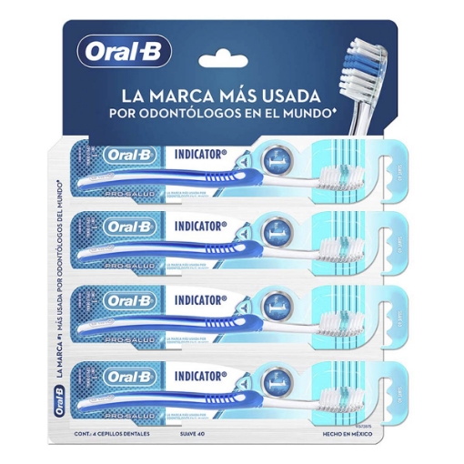 Imagen de Cepillo Dental Ora-B Indicador De Cambio 4 PZS