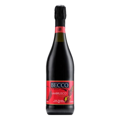 Imagen de Vino Tinto Becco Lambrusco Lungo 750 MLL