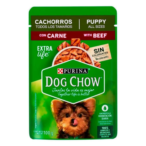 Imagen de Alimento Húmedo Dog Chow Carne para Perro 100 GRS