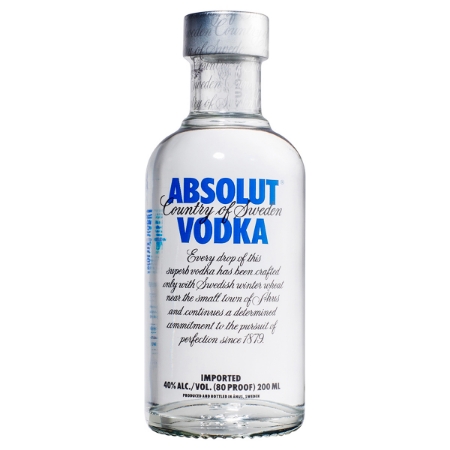 Imagen de Vodka Absolut Azul 200 MLL