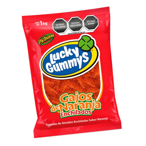 Imagen de GOMITA LUCKY GUMMYS GAJOS DE NARANJA ENCHILADOS 1 KGS