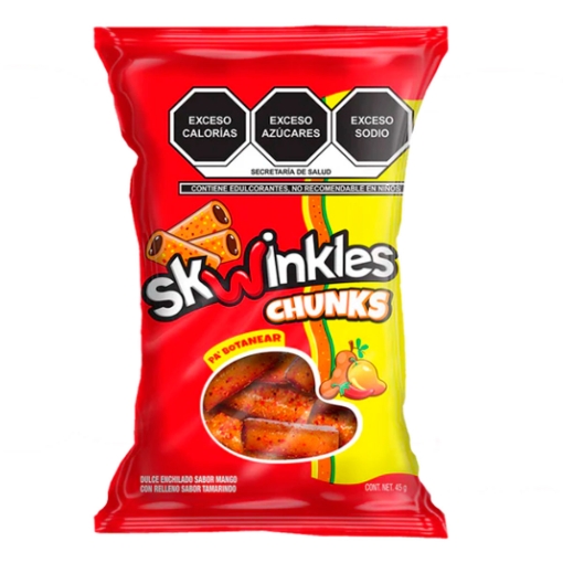 Imagen de Exhibidor Dulce Lucas Skwinkles Chunks  45 GRS