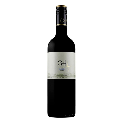 Imagen de Vino Tinto 34 Malbec 750 MLL