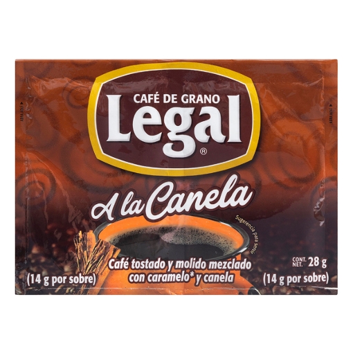Imagen de Café Legal A La Canela 30 PZS