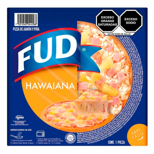 Imagen de Pizza Hawaiana Fud Individual  1 PZS
