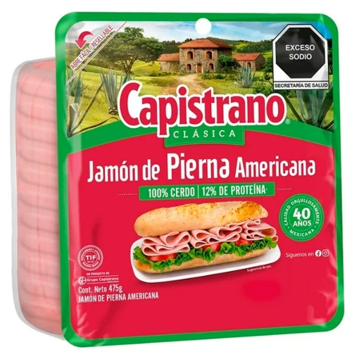 Imagen de Jamón Capistrano Americano Pierna 475 GRS