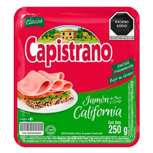 Imagen de Jamon California Capistrano 250 GRS