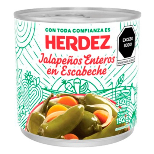Imagen de Chiles Herdez Jalapeños  350 GRS