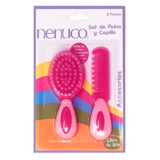 Imagen de Set Peine Y Cepillo Para Bebé Nenuco 1 PZS