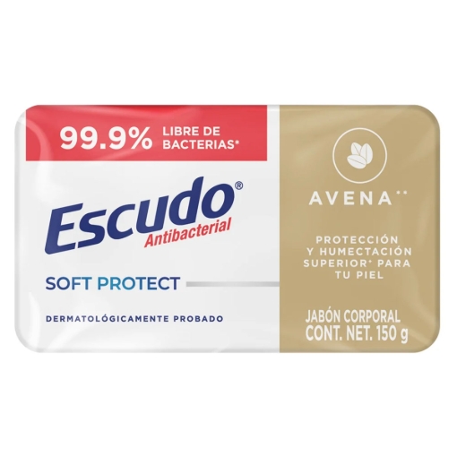 Imagen de Jabon De Tocador Escudo Antbacterial De Avena  150 GRS