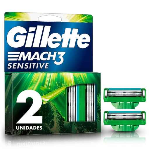 Imagen de Rastrillo Mach3 Sensible Con Cartucho  2 PZS