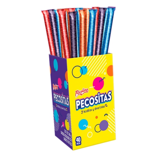 Imagen de Exhibidor Dulce Ricolino Pecositas 40 PZS