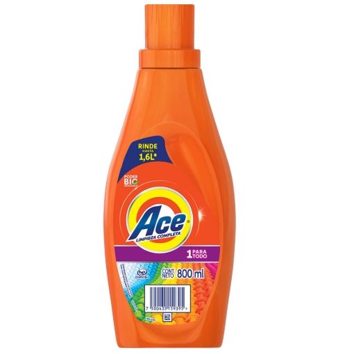 Imagen de Detergente Liquido Ace Uno Para Todo 800 MLL