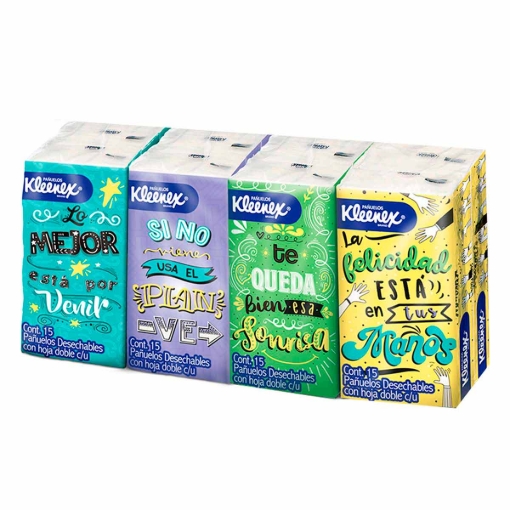 Imagen de Pañuelo Kleenex Sellapack  15 PZS