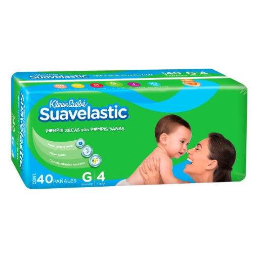 Imagen de Pañal Kbb Suavelastic Gde 44 PZS