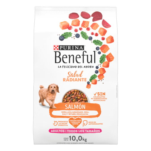 Imagen de Alimento Seco Para Perros Beneful Sunrise Adulto Salud Radiante Salmon 10 KGS