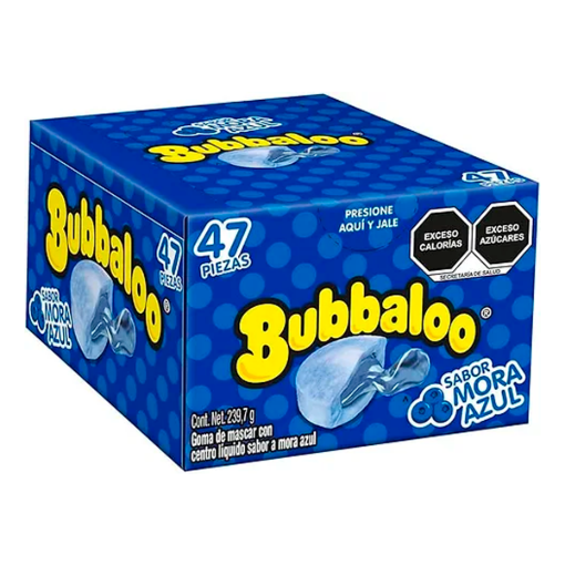 Imagen de Chicle Bubbaloo Mora Azul 5.1 GRS