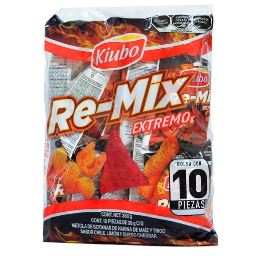 Imagen de BOTANAS KIUBO REMIX EXTREMO 35 GRS