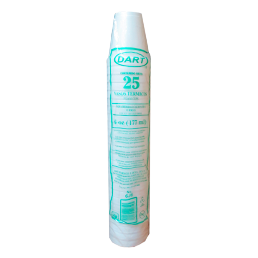 Imagen de Vaso Dart Term 6 25 PZS