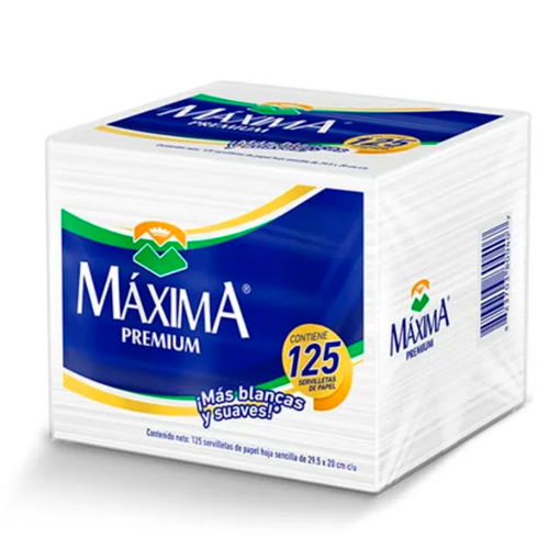Imagen de SERVILLETA MAXIMA RECTANGULAR 125 PZS