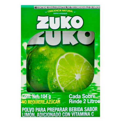 Imagen de Bebida En Polvo Zuko Limon 13 GRS