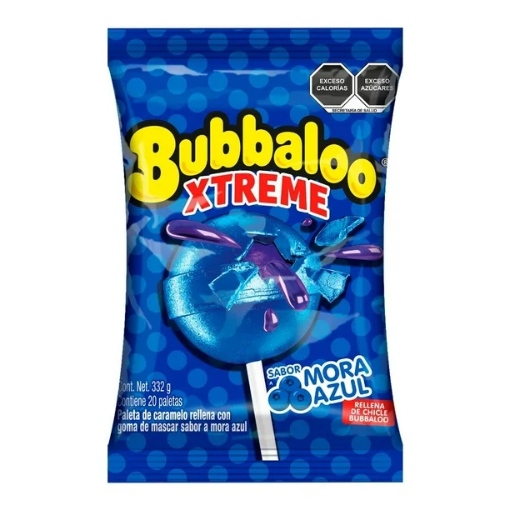 Imagen de Paleta Bubba Xtreme Mora  20 PZS