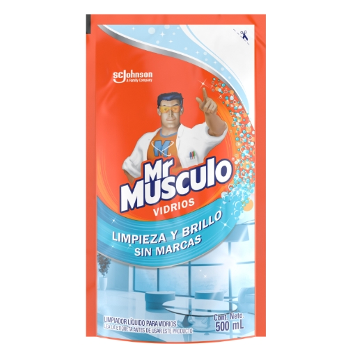 Imagen de Limpiador Mr. Musculo Vidrios 500 MLL
